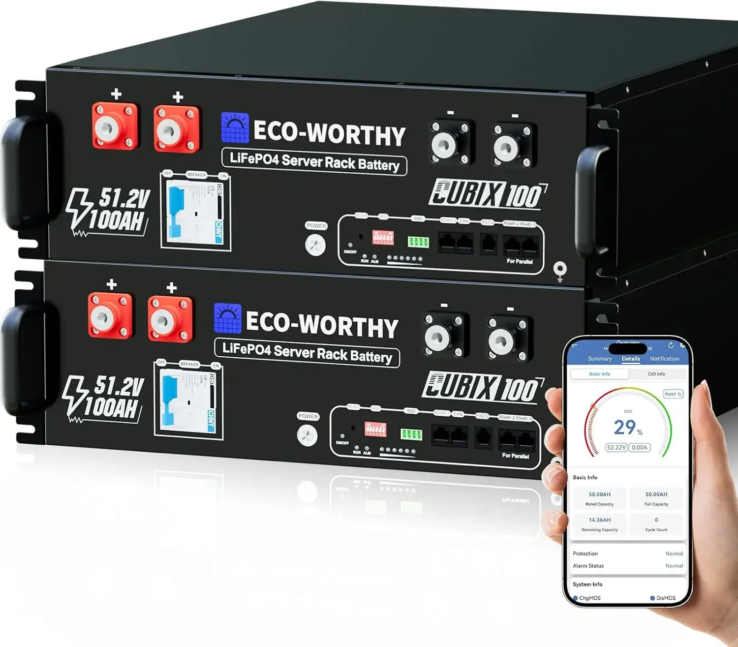 Energy Storage Rack - w/Bluetooth | UL1973 & UL9540A &