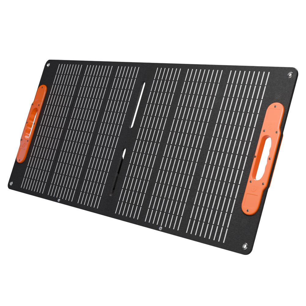 Folding Solar Panel - 100-Watt foldable solar panel kit, off-grid
