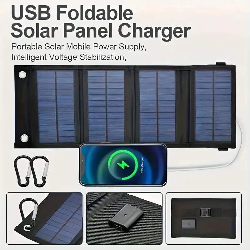 Portable USB Foldable Solar Pa - Folding Solar Panel incelemesi ve fiyatı