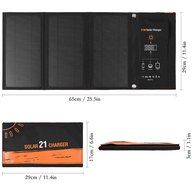21W Solar Panel Folding Chargi - Folding Solar Panel incelemesi ve fiyatı