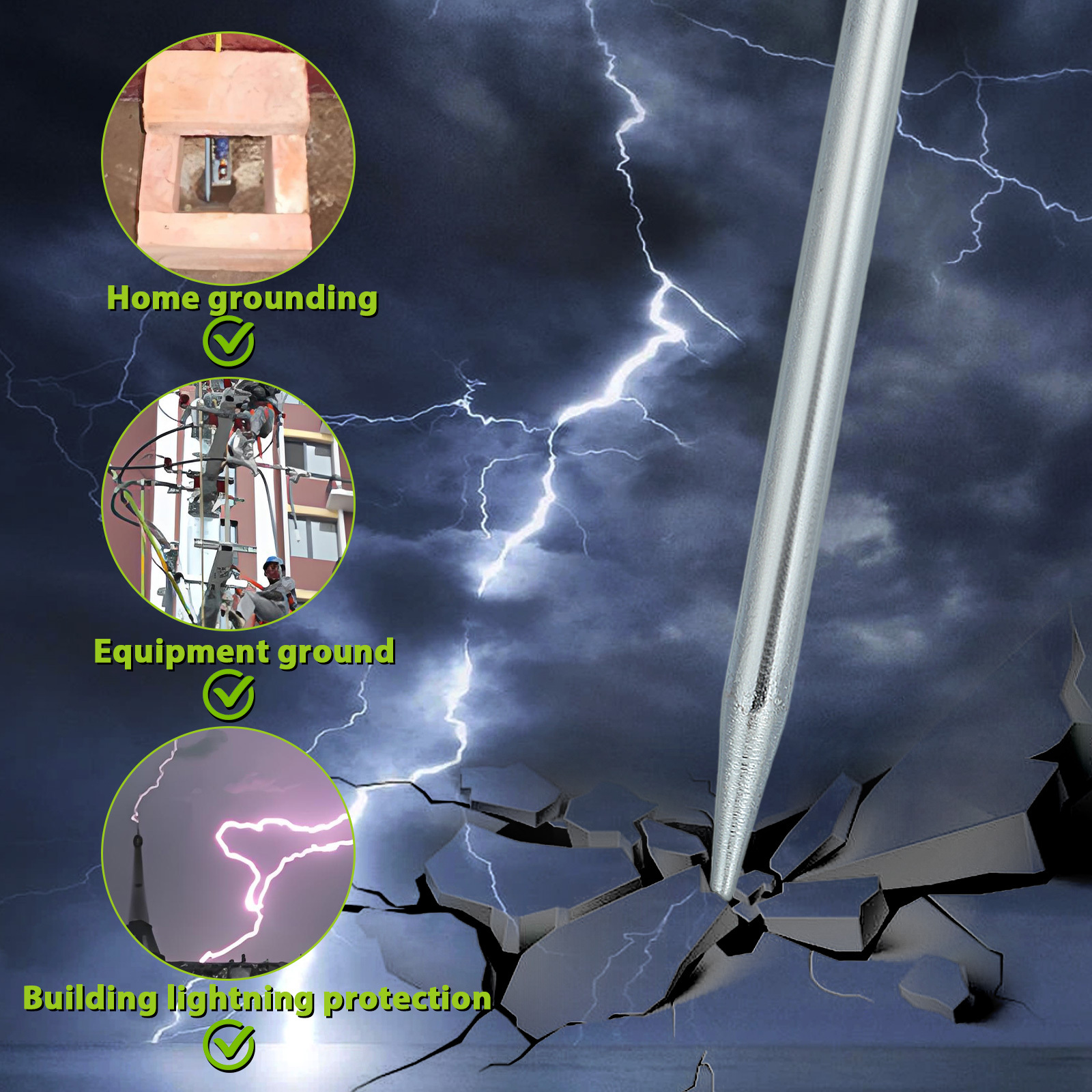 Grounding Rod for Earthing Fen - Earthing Grounding Rod incelemesi ve fiyatı