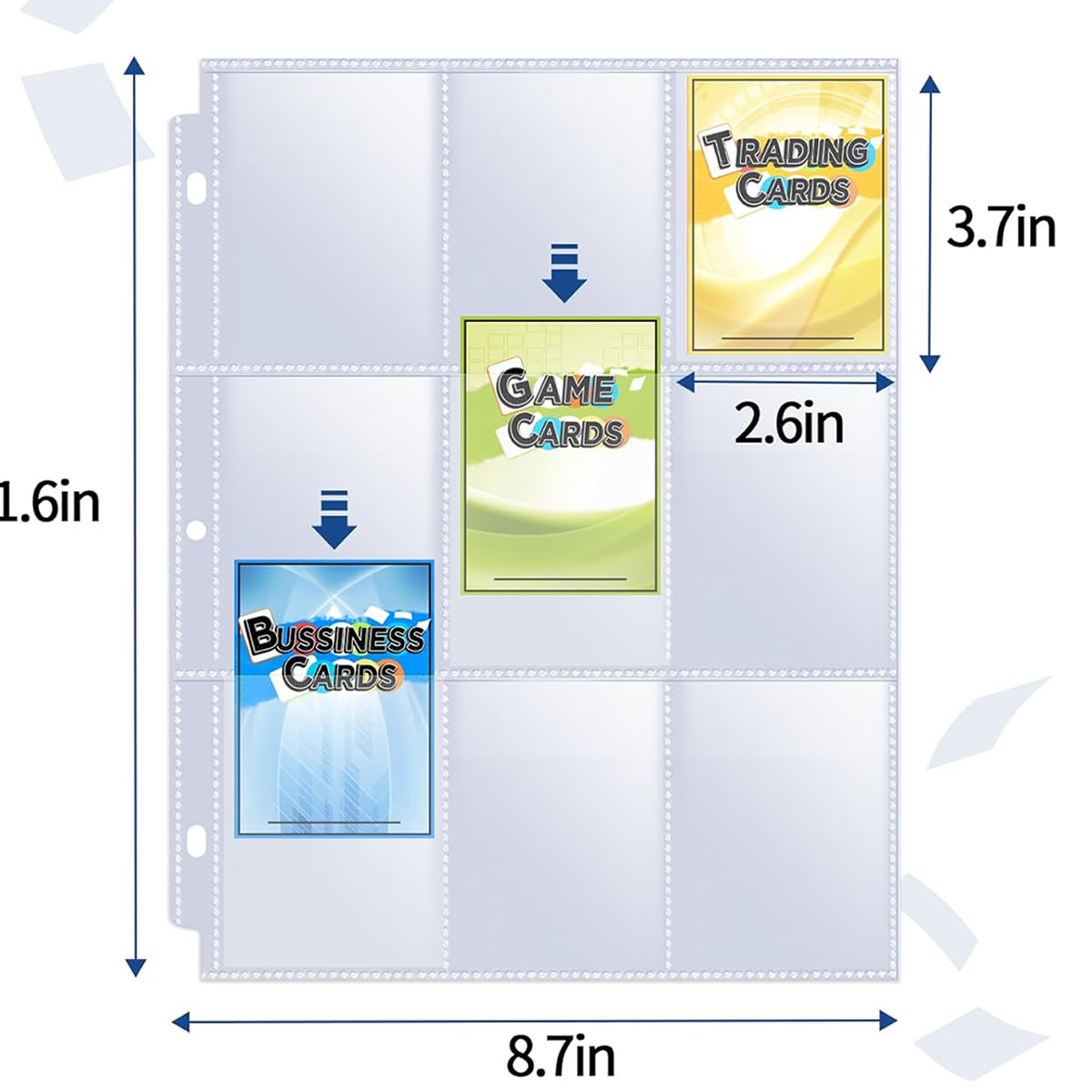 50 Pack 9 Pocket Card Sleeves  - Energy Storage Rack incelemesi ve fiyatı