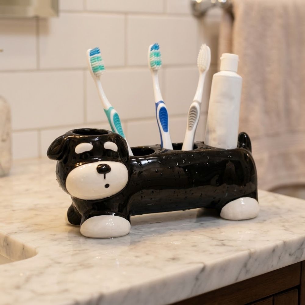 Cat Dog Shape Ceramic Toothbru - Energy Storage Rack incelemesi ve fiyatı