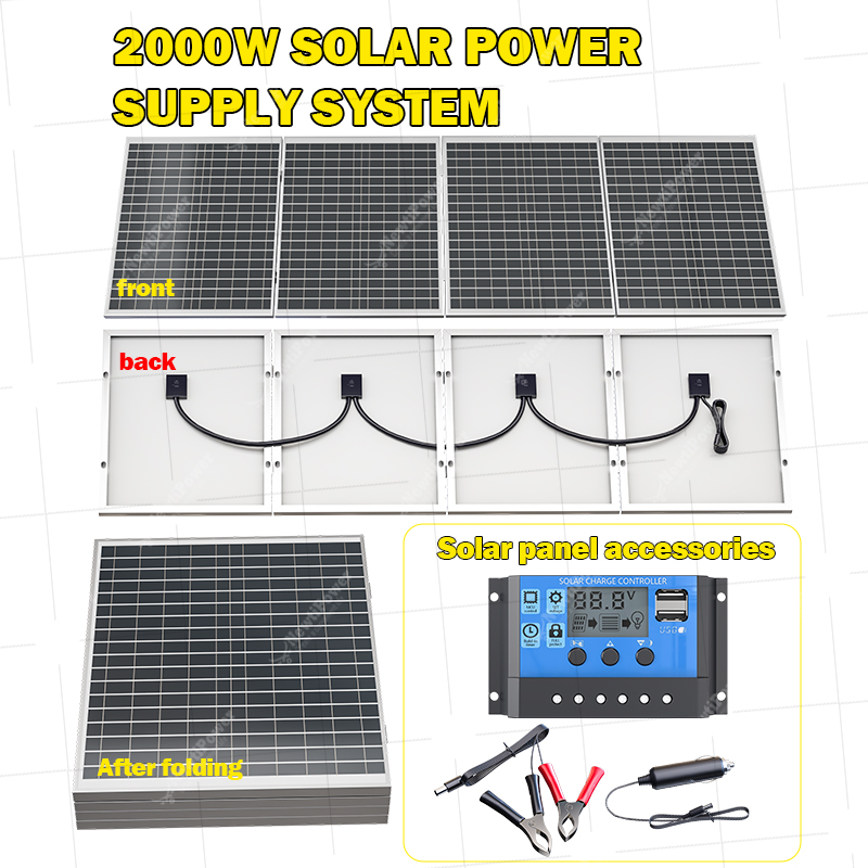 2000W/1000W High-Power Foldabl - Folding Solar Panel incelemesi ve fiyatı